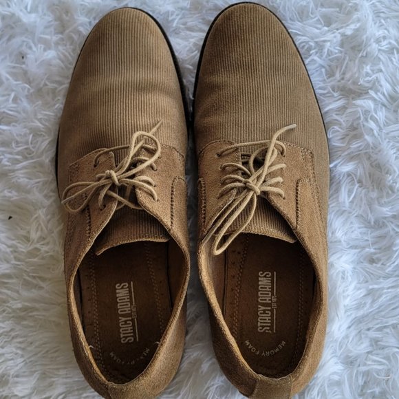 Stacy Adams Corday Tan Oxford Dress Men\'s Shoe Size 10M main image 6